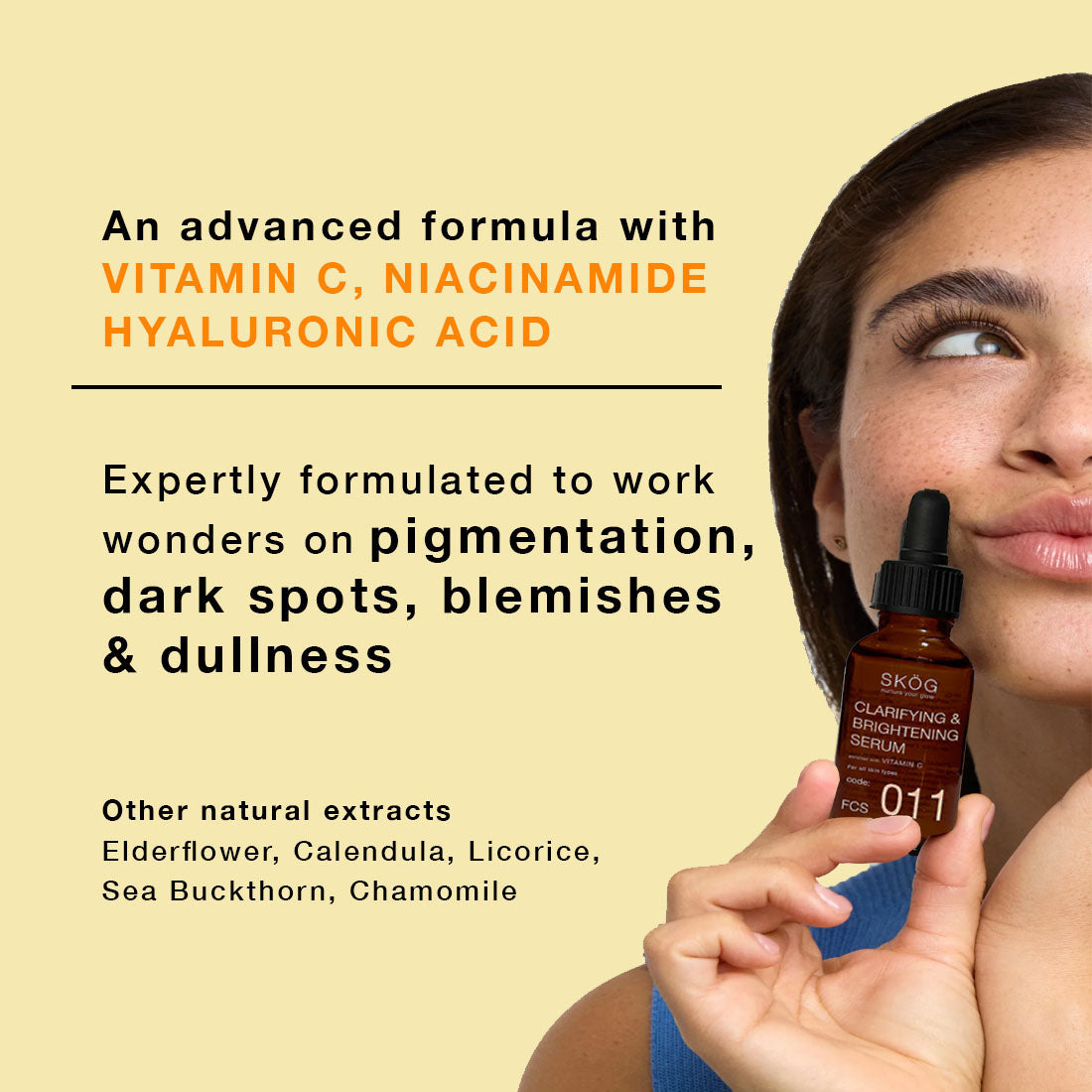 CLARIFYING & BRIGHTENING SERUM with VITAMIN C